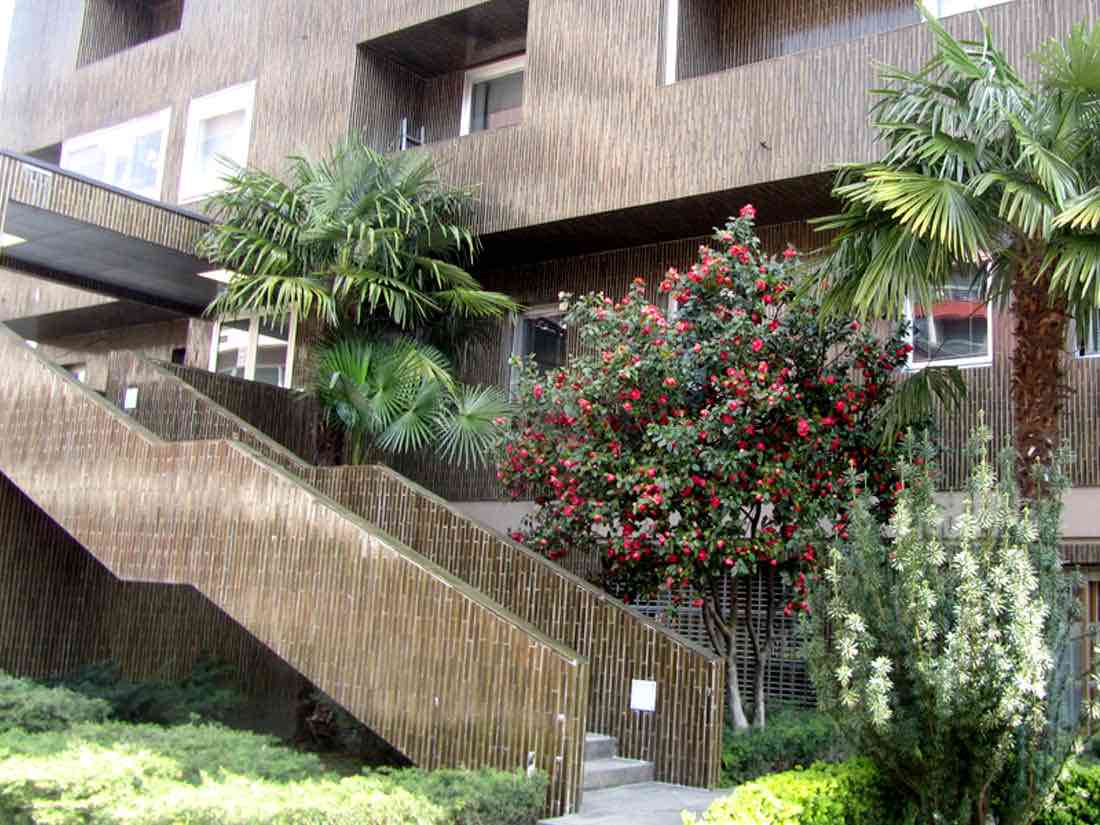 giardino del residence a lugano